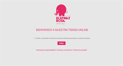 Desktop Screenshot of elefantrosa.com